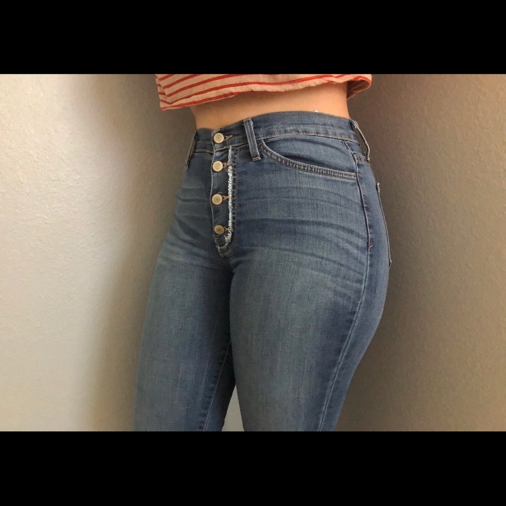 Full Length High Waisted Jeans